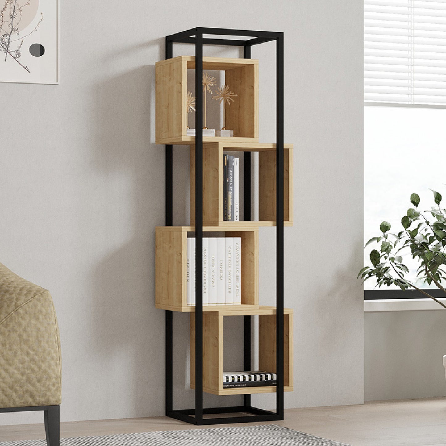 Risaala - Premium Steel Book Rack