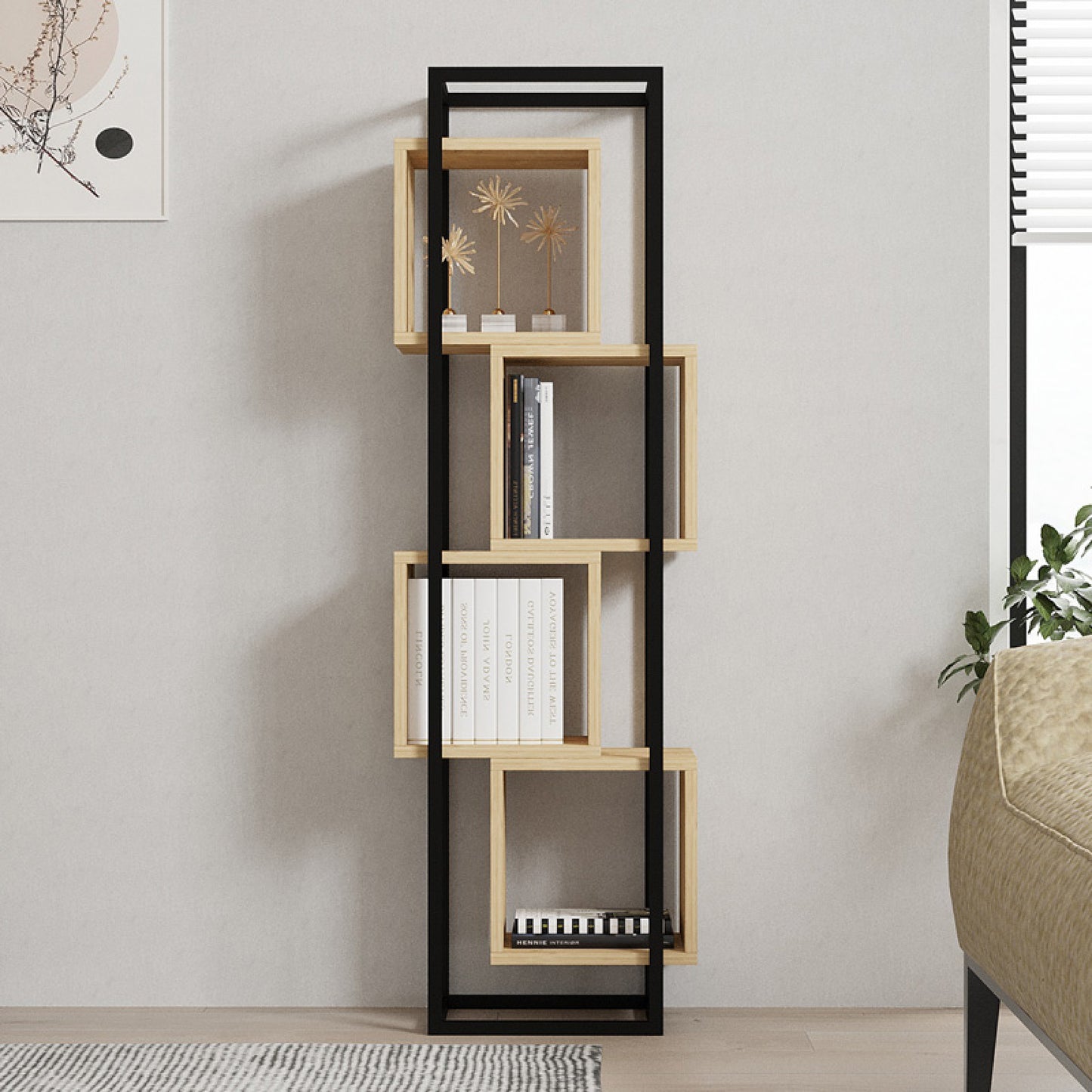 Risaala - Premium Steel Book Rack