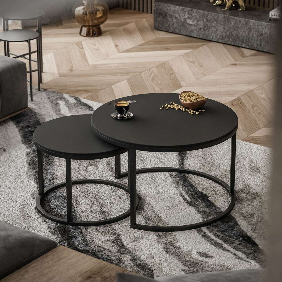 Mehfil Table-Minimal Round Shaped Table