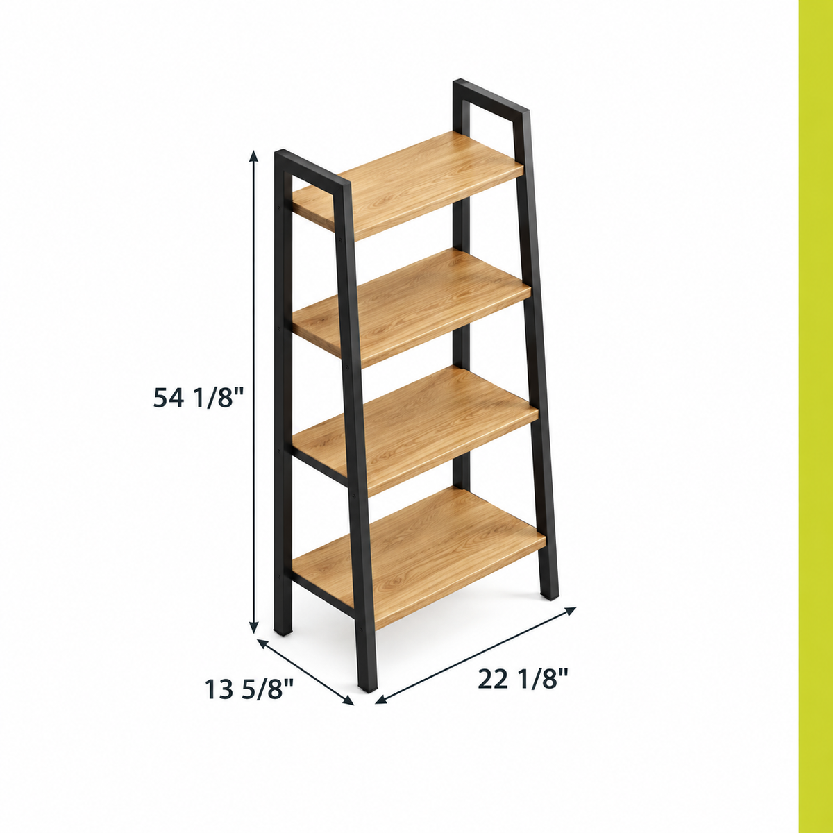 Bookrack – Compact 4-Tier Storage for Modern Homes