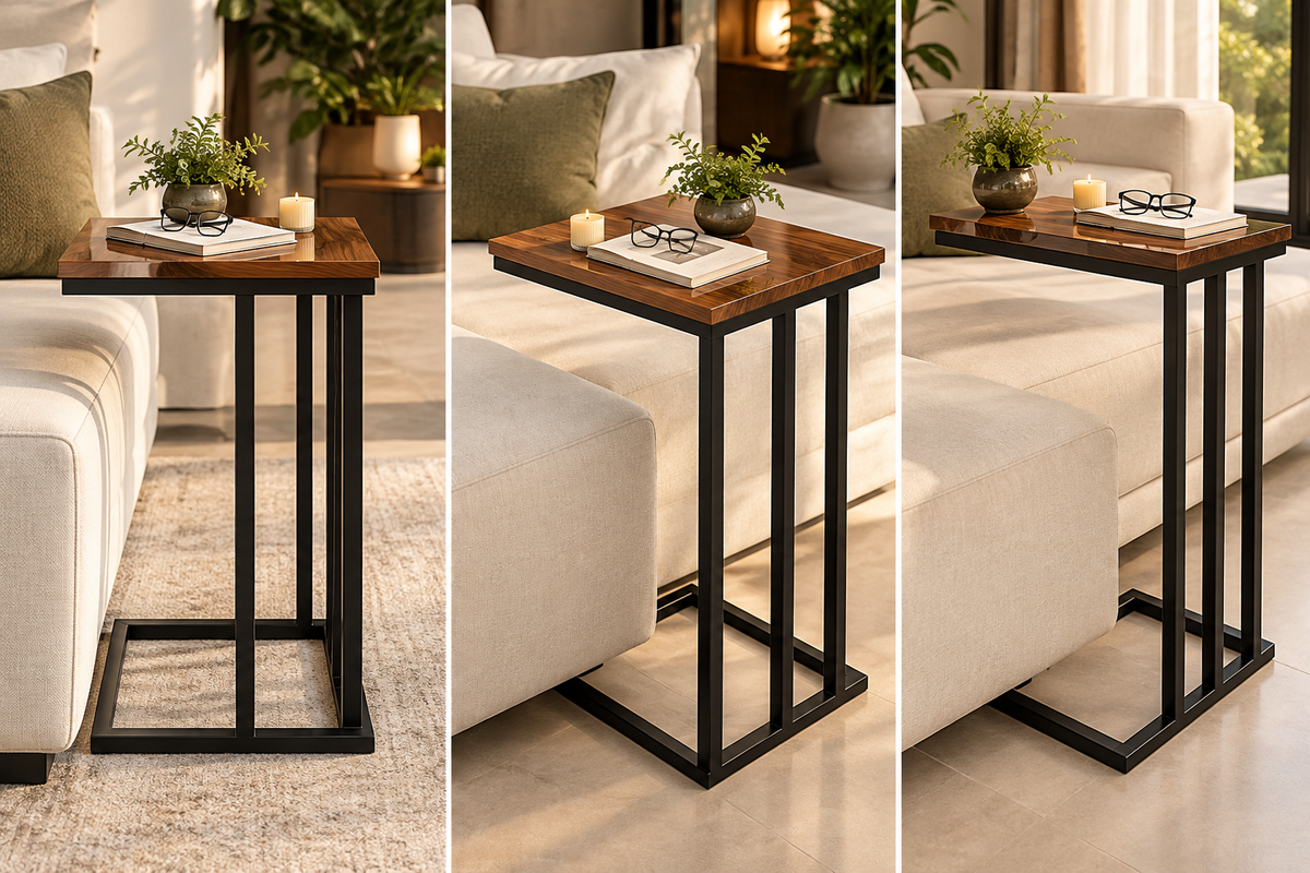 Side Table – Everyday Convenience with a Warm Wood Finish