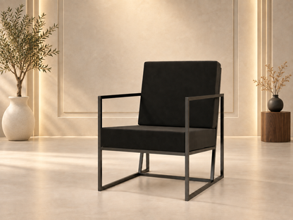 Black Charcoal Sofa (Single & Double Seaters)