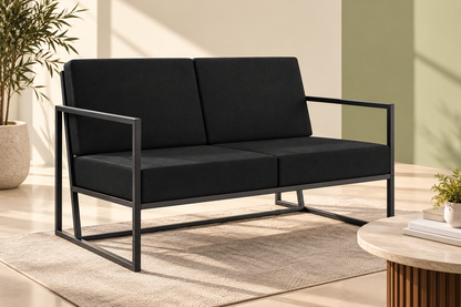 Black Charcoal Sofa (Single & Double Seaters)