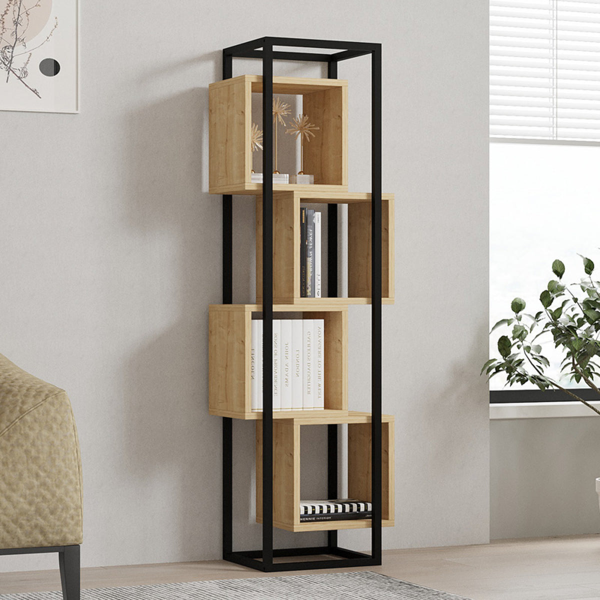 Loha Reck Risaala - Premium Steel Book Rack – Loha Creation