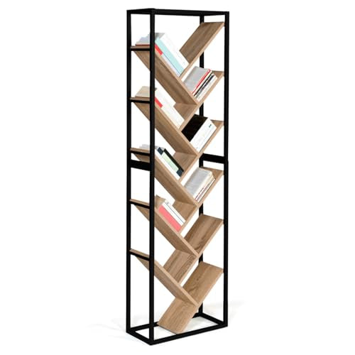 Loha Reck Sufi - Minimal Steel Book Rack – Loha Creation