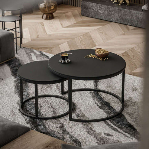 Mehfil Table-Minimal Round Shaped Table – Loha Creations