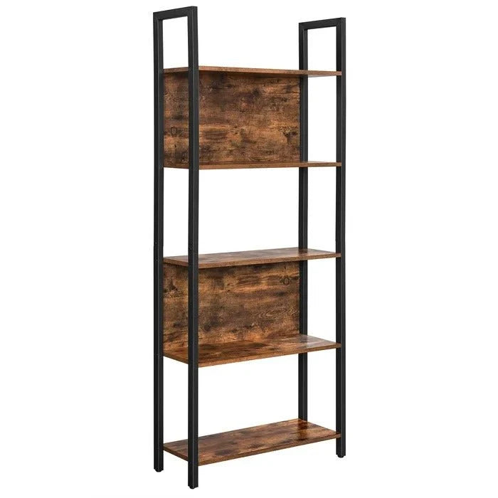 Bookrack – Rustic 5-Tier Storage for Modern Homes