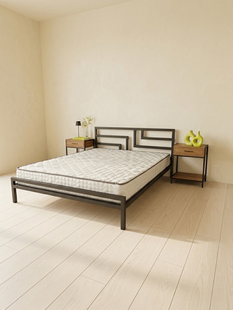 Metal Bed – Geometric Style for a Modern Bedroom
