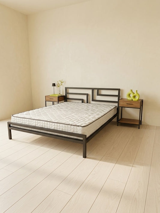 Metal Bed – Geometric Style for a Modern Bedroom