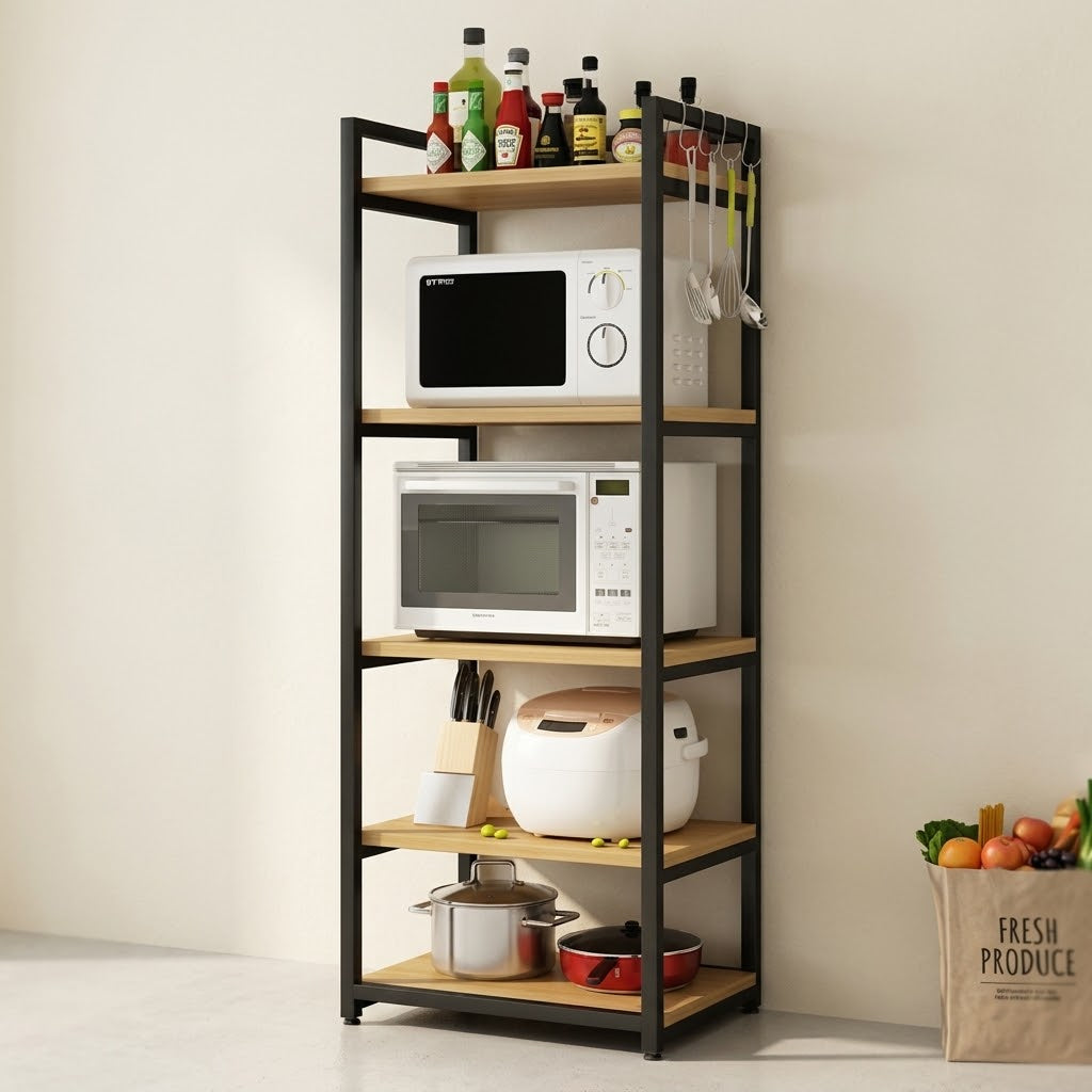Kitchen Rack – Everyday Storage with a Warm, Modern Touch - image 1