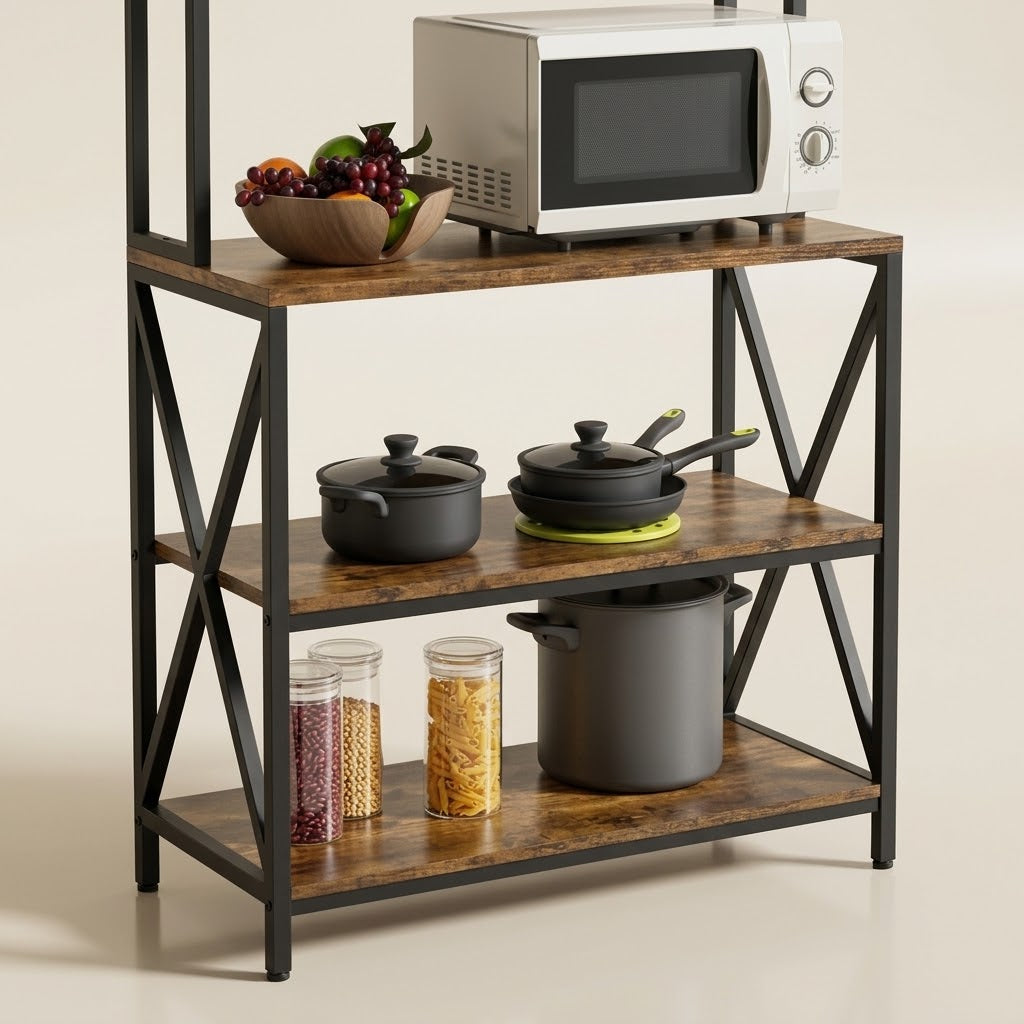 Kitchen Rack – Generous Storage with Rustic Character - image 2