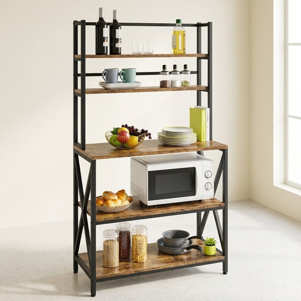 Kitchen Rack – Generous Storage with Rustic Character - image 4