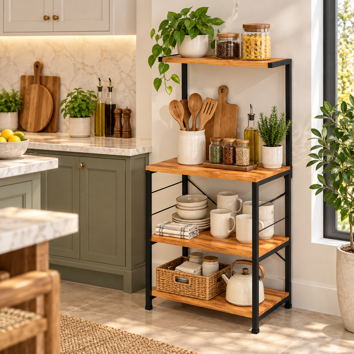 Modern Kitchen Organizer Rack - image 3
