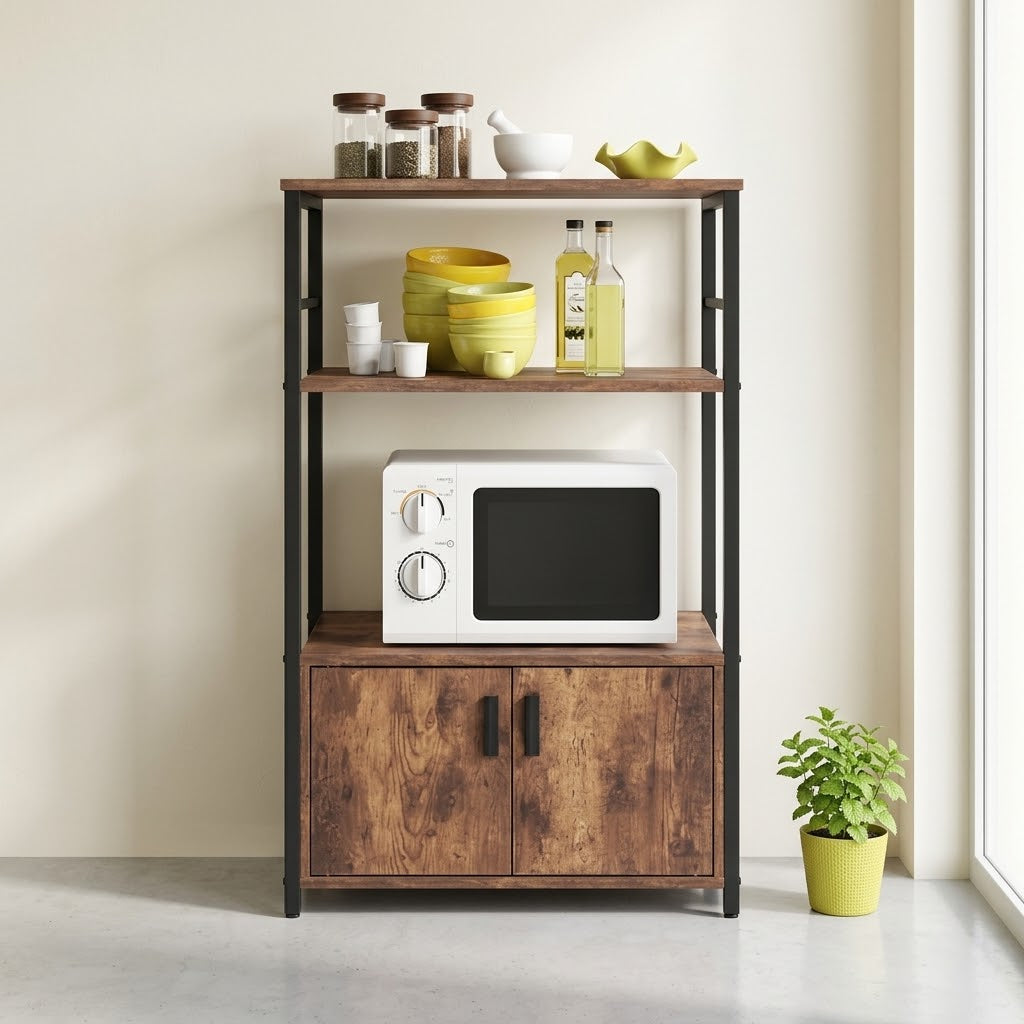 Kitchen Rack – Open Display with Hidden Storage - image 1