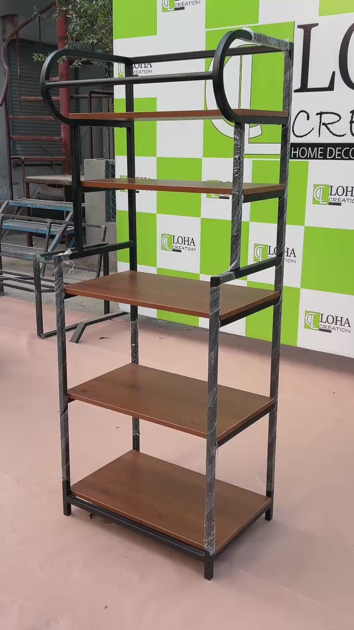 Load video: Shaan -e- Bawarchi - Elegant Storage Rack for Kitchen Essentials