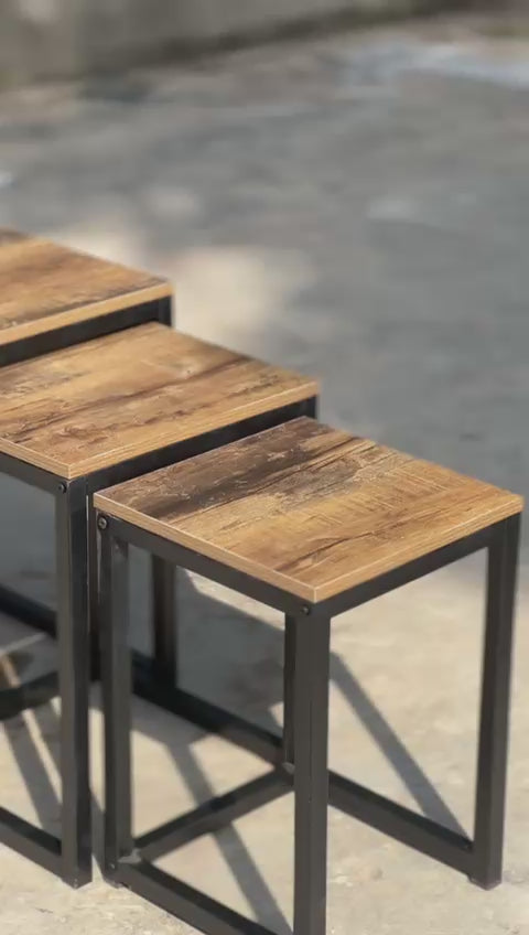 Naqsh - Designer Side End Nesting Table